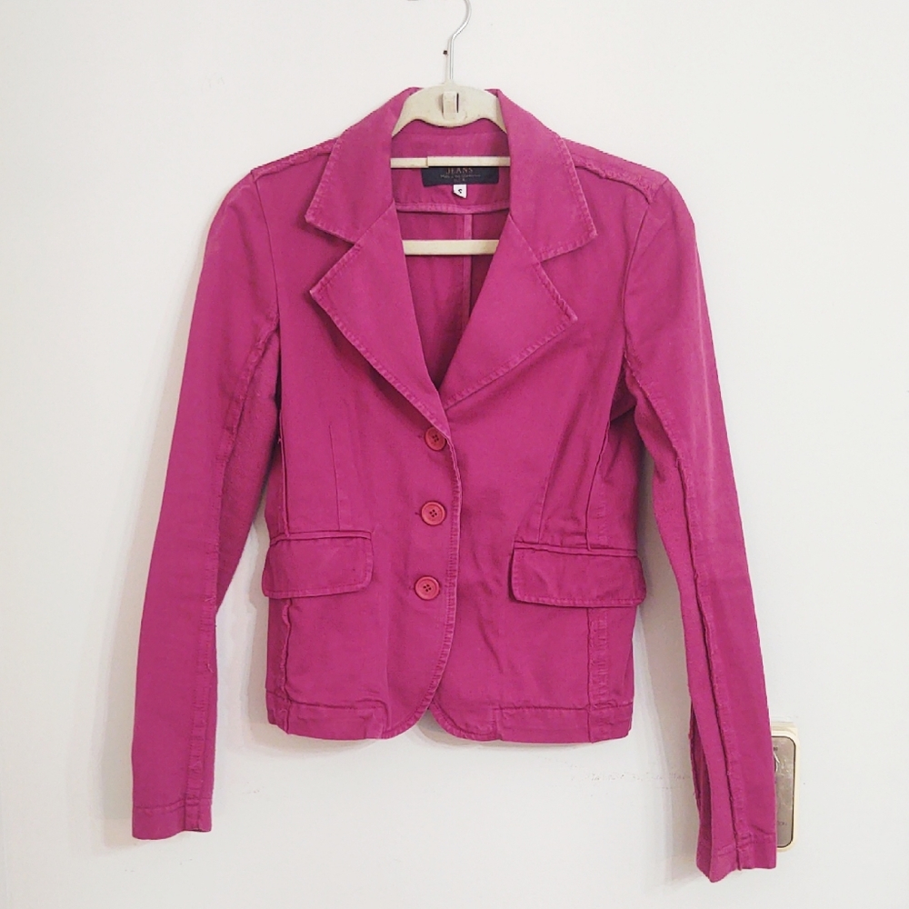 Vintage Juicy Couture Magenta Sporty Blazer- Size Small